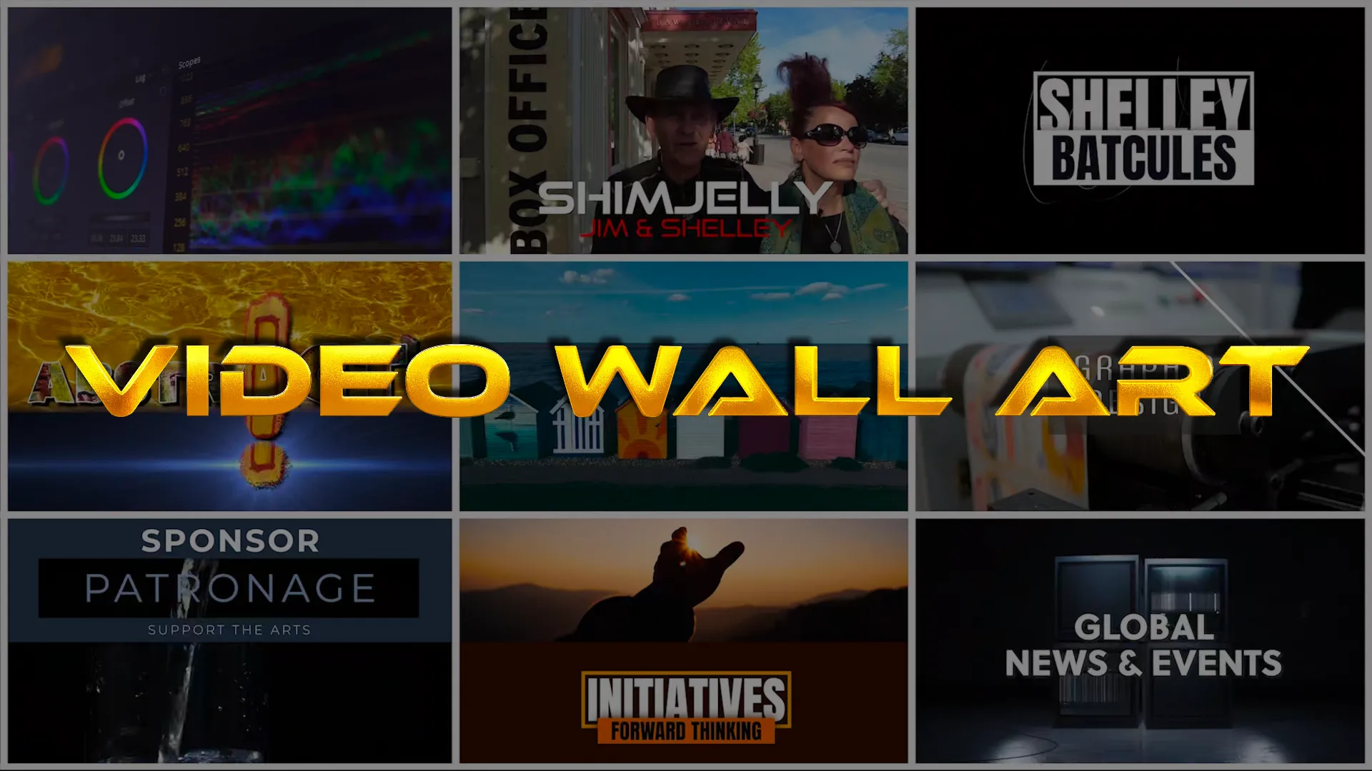 Multi-Panel Content Creation Promo Reel
