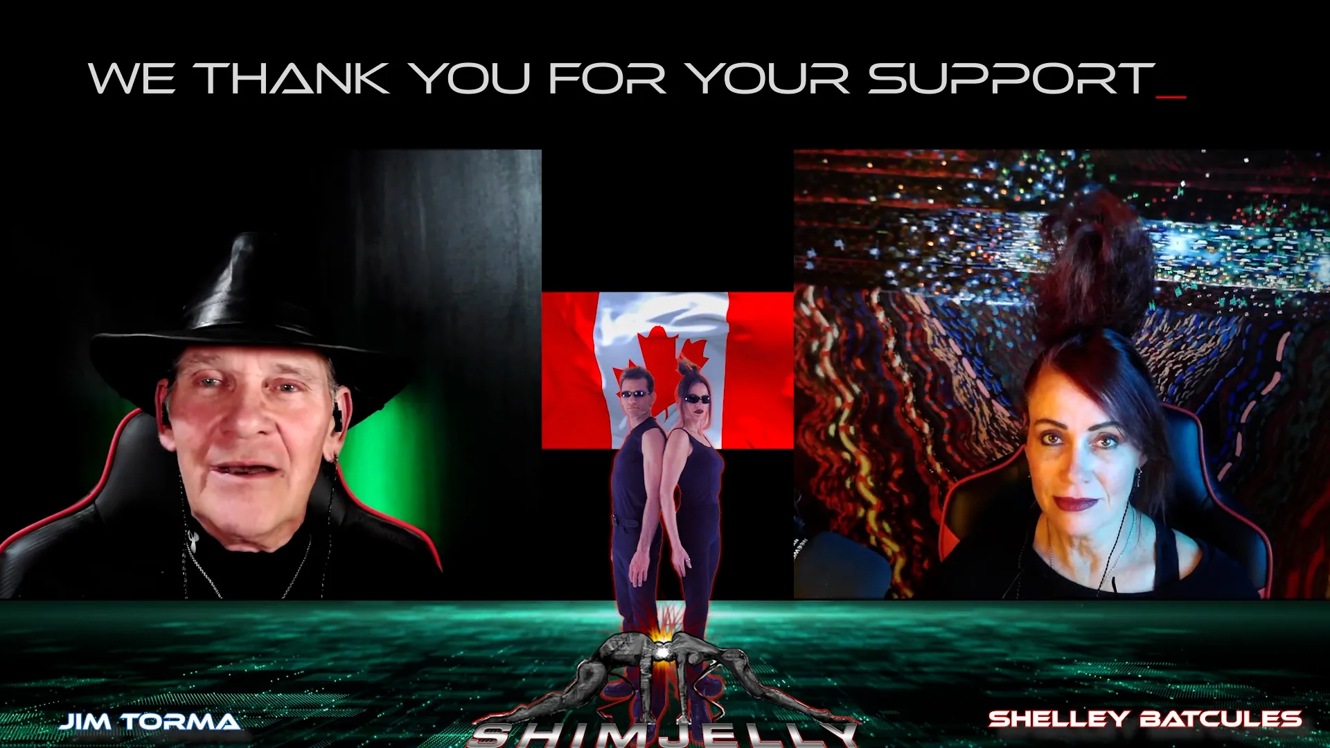 We Thank You For Your Support - Jim & Shelley